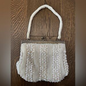Vintage Iridescent Beaded Handbag
